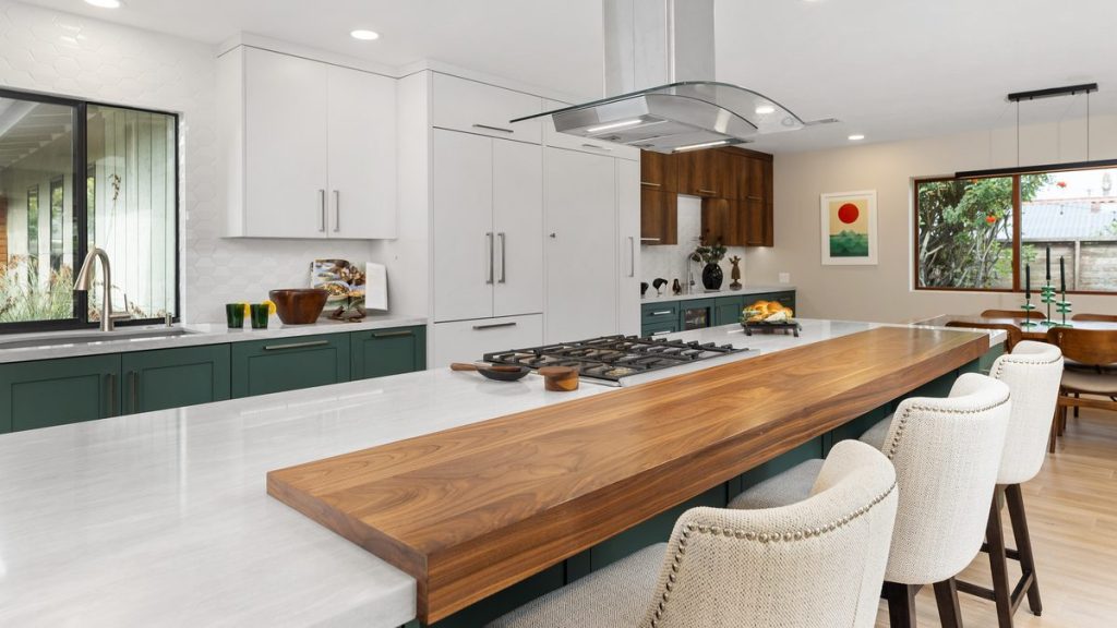 Walnut countertop for eating